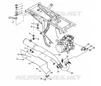 EXHAUST SYSTEM SPORT 400L W958540 (4930133013A011)