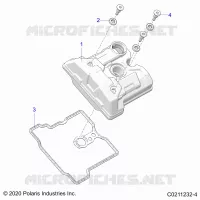 ENGINE, VALVE COVER