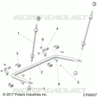 SUSPENSION, REAR STABILIZER BAR