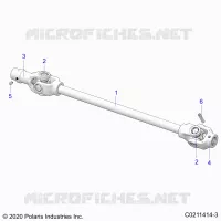 DRIVE TRAIN, FRONT PROP SHAFT