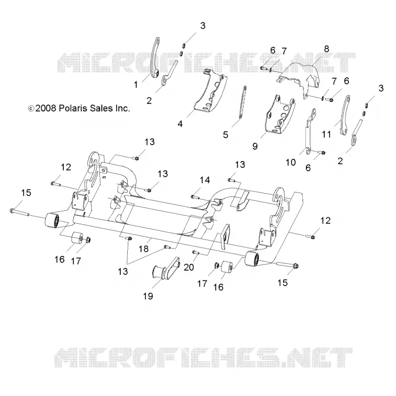 CHASSIS, SWING ARM