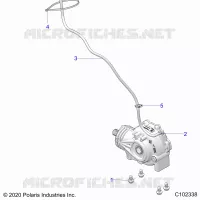 DRIVE TRAIN, GEARCASE MOUNTING, FRONT