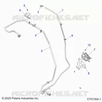 BODY, FUEL LINES, STD.
