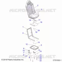 SEAT ASM. AND SLIDER