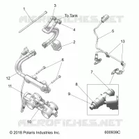 FUEL SYSTEM, RAIL, LINES AND THROTTLE BODY