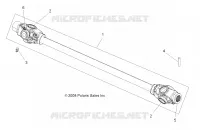 DRIVE TRAIN, PROP SHAFT, FRONT (BUILT 11/21/10 AND BEFORE)