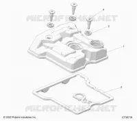 ENGINE, VALVE COVER