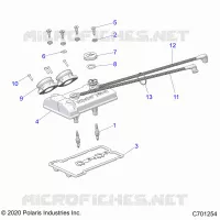 ENGINE, THROTTLE BODY AND VALVE COVER