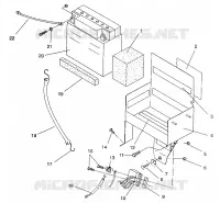 BATTERY BOX ASSEMBLY 500 EFI / 0930674 AND  500 EFI SKS / 0930574 (4922962296028A)