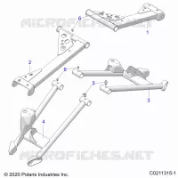 REAR SUSPENSION CONTROL ARMS