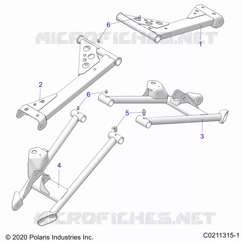 REAR SUSPENSION CONTROL ARMS