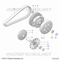 DRIVE TRAIN, PRIMARY CLUTCH
