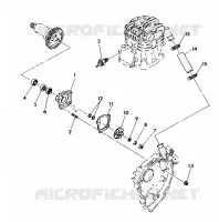 WATER PUMP ASSEMBLY 350 4X4