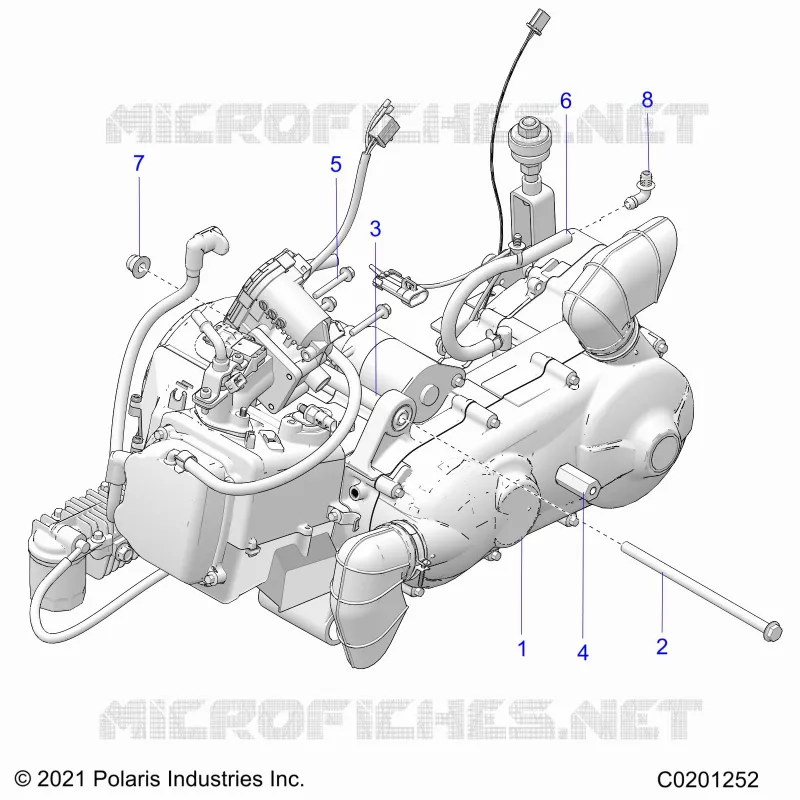 ENGINE, ENGINE AND TRANSMISSION MOUNTING