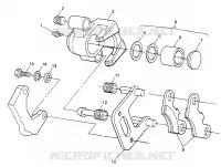 FRONT BRAKE MAGNUM 6X6 W97AE42A AND SWEDISH MAGNUM 6X6 S97AE42E (4940754075B009)