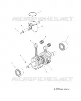 ENGINE, PISTON AND CRANKSHAFT