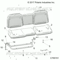 SEAT ASM. REAR