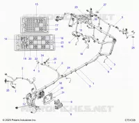 ELECTRICAL, WIRE HARNESS, CHASSIS
