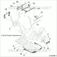 CHASSIS, MAIN FRAME AND SKID PLATES