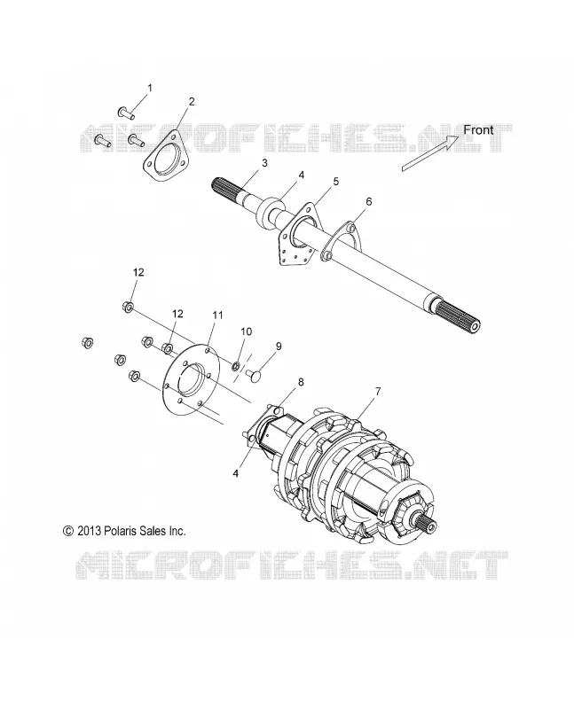 DRIVE TRAIN, JACKSHAFT AND DRIVE SHAFT