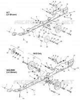 RAIL MOUNTING (SUSPENSION) XLT 0970756, XLT SKS 0970556, AND XLT RMK 097095 (4937693769B013)