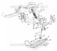 FRONT SUSPENSION AND SKI (4917871787007A)