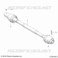 DRIVE TRAIN, FRONT PROP SHAFT