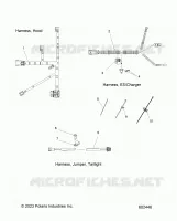 ELECTRICAL, HARNESS, HOOD, E.S. START, TAILLIGHT