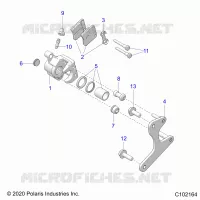 BRAKES, REAR CALIPERS