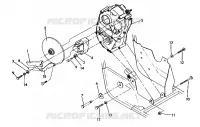 RH GEARCASE/BRAKEMOUNTING 350 4X4/W928139 (4922832283028A)