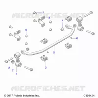 SUSPENSION, STABILIZER BAR, FRONT