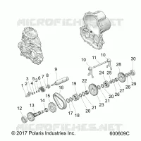 DRIVE TRAIN, GEARCASE ASM 2