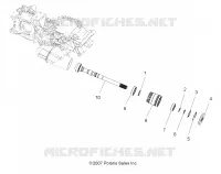 DRIVE TRAIN, MAIN GEARCASE OUTPUT SHAFT