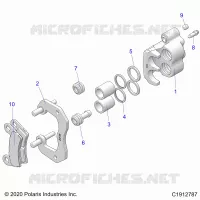 BRAKES, REAR CALIPER