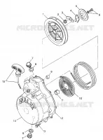 RECOIL STARTER  XPLORER 500 W97CD50A (4941354135D007)