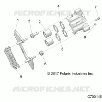 REAR BRAKE CALIPER