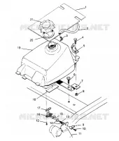 FUEL TANK ASSEMBLY 2X4 300 W947530 (4926742674A011)