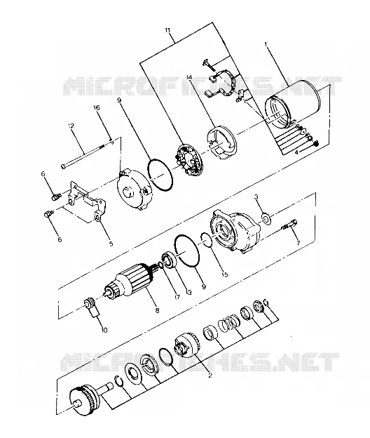STARTING MOTOR ASSEMBLY BIG BOSS 4X6 (4919801980041A)