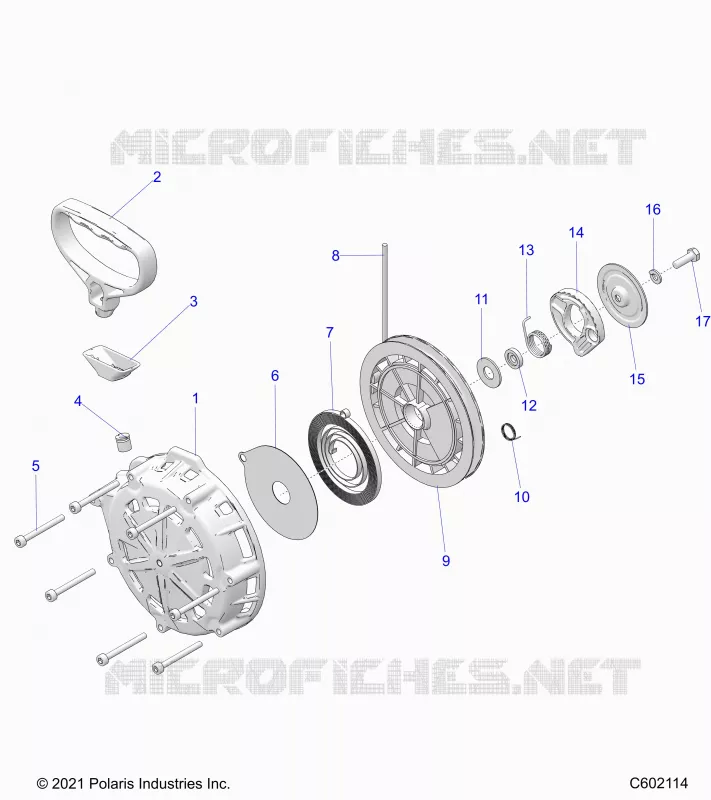 ENGINE, RECOIL STARTER