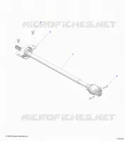DRIVE TRAIN, FRONT PROP SHAFT