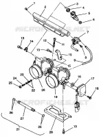 THROTTLE  BODYWORK 500 EFI 0942774 AND  EFI SKS 0942574 (49274127410037)