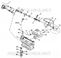 COOLING SYSTEM HURRICANE B974473 AND INTL. HURRICANE I974473 (4941044104B008)