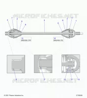 DRIVE TRAIN, HALF REAR SHAFT