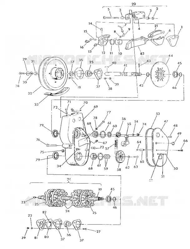 BRAKE   CHAINCASE 650 RXL (4919531953017A)