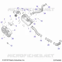 DRIVE TRAIN, CLUTCH COVER AND DUCTING