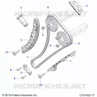 CAM CHAIN AND SPROCKET