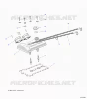ENGINE, THROTTLE BODY AND VALVE COVER