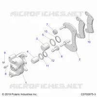 BRAKES, REAR CALIPER
