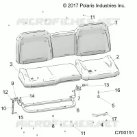 SEAT ASM. REAR
