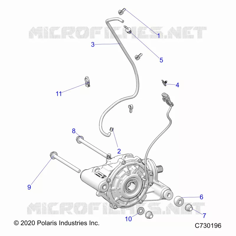 DRIVE TRAIN, FRONT GEARCASE MOUNTING